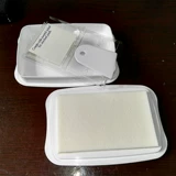 Японская импортная лунная кошка Цукинеко Стазон Металлическая пустая белая печать грязевая коробка черно -белая коробка