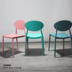 Đơn giản hiện đại Bắc Âu màu ghế ăn ngoài trời nhựa sáng tạo ghế ăn phòng chờ ghế dành cho người lớn phòng ngủ thiết kế nội thất Đồ nội thất thiết kế