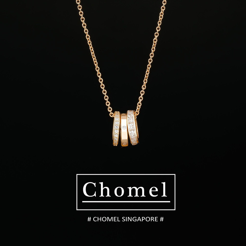 Triple Ring Clavicle Chain Necklace For Women Elegant Jewellery_voghion.com