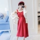 Váy cho bà bầu 2020 Spring Tide Mom Fashion cardigan Two-Korea Stretch Đan Vest - Áo thai sản