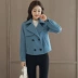 Áo len mùa thu Hàn Quốc áo sơ mi nữ màu rắn 2019 mới trang trí mùa xuân thân áo là áo len mỏng cỡ lớn - Áo Hàn Quốc Áo Hàn Quốc