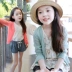 Quần áo chống nắng cho bé gái 2019 phiên bản mới của trẻ em Hàn Quốc áo len mùa hè gas ngoại cho bé áo khoác trẻ em lớn điều hòa không khí - Áo khoác Áo khoác