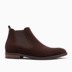 Tuyệt vời 100 Ý đầu nhỏ vuông trong ống giày da lộn cao giày nam kinh doanh bình thường Chelsea chelsea boot zara Giày ống