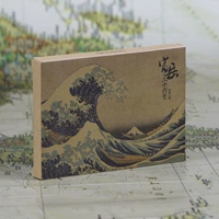 Японская открытка, ретро кожаные карточки