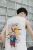 Mùa hè les đẹp trai T trai thể thao hoang dã mồ hôi vest mặc lỏng Hàn Quốc phiên bản của xu hướng hip hop tide thương hiệu không tay T-Shirt áo 3 lỗ nam Lót