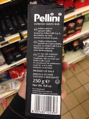 Итальянский приобретение Пеллини Эспрессо Берини № 46 Ароматный алкоголь сконцентрированный кофейный порошок 250 грамм