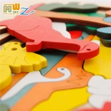 Многослойная трехмерная головоломка с лазером, деревянная игрушка, пожарная машина, пазлы для детей, подарок на день рождения