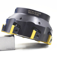 Патрон для фрезы 海纳znp90-80/100/125/160铸铁钢件平面微调精加工平面数控铣刀盘 Hn nc