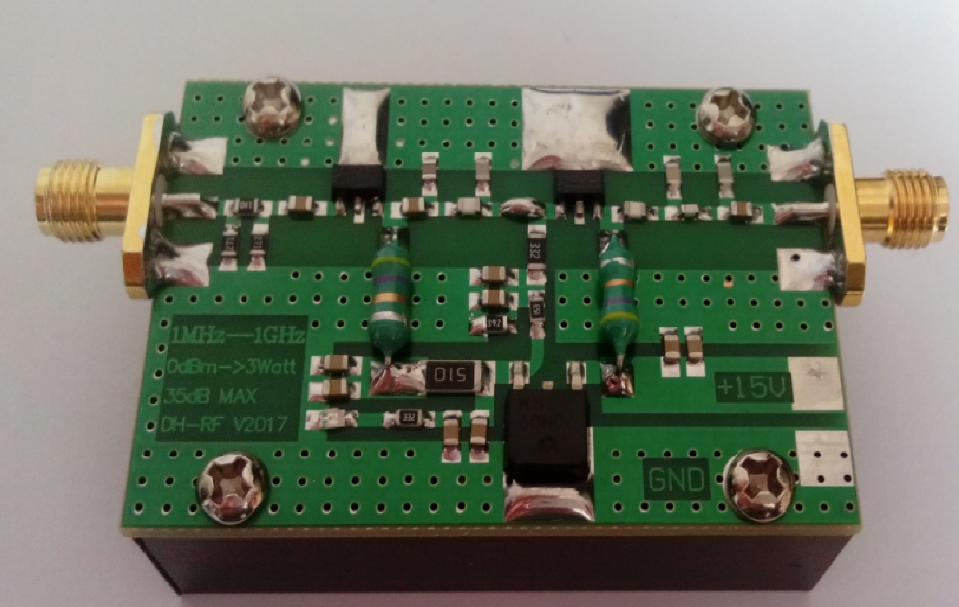 1MHz1000MHZ 3W HF VHF UHF FM transmitter RF Power Amplifier For Ham