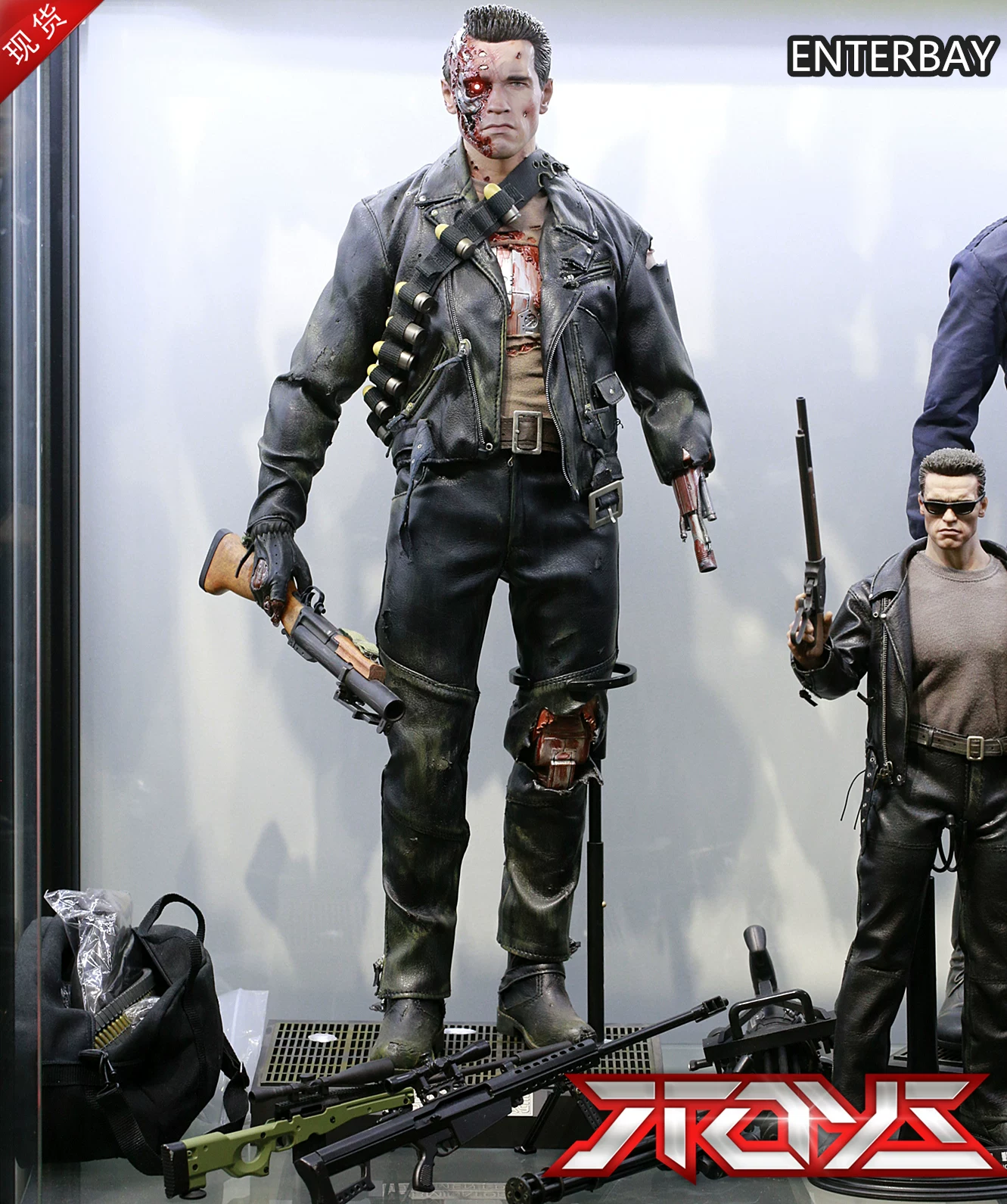 [Spot] Enterbay Eb 1/4 HD Terminator 2 T2 Wars Damage Edition Arno T800 T-800