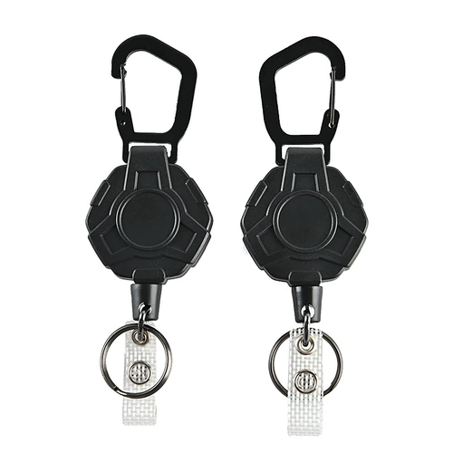 Высокая эластичная стальная проволка, защитный телескопический альпинистский дорожный брелок на шнурке, анти-кража