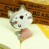 Handmade DIY Cute Cartoon Corsage Kitten Trâm Vải Doll Doll Red Red Headgear Bag Pin Phụ kiện - Trâm cài trâm cài áo cao cấp Trâm cài