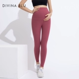 DIVINA BLU Летние дышащие спортивные штаны для беременных для спортзала с поддержкой живота, высокая талия