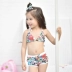 Đồ bơi cho bé gái Bộ đồ bơi cho bé gái Trung và nhỏ Trẻ em dễ thương Chia bé Công chúa dài tay Áo chống nắng Hàn Quốc - Bộ đồ bơi của Kid đồ bikini cho trẻ em Bộ đồ bơi của Kid