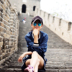 Hoa và vị thành niên Zheng Shuang với kính mát, khuôn mặt nhỏ, khuôn mặt tròn, cận thị, kính mát, kính tròn, retro Hàn Quốc Kính râm