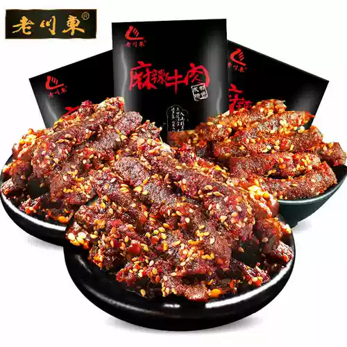 Старый Sichuan East Picice Beef 100g Sichuan Chengdu Specialty Snacks Independ Smelous Smalt