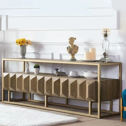 Северный телевизионный шкаф с твердым деревом простые гостиные инопланетные ящики края