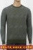 Mùa thu và mùa đông người đàn ông mới của vòng cổ dày tinh khiết cashmere áo len jacquard áo len trung niên kích thước lớn áo thun áo len