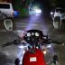Xe máy đèn sân khấu siêu sáng phụ kiện ánh sáng xe điện bóng đèn sửa đổi bên ngoài led strobe lights rogue lights 12 V Đèn xe máy
