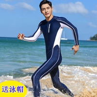 2019 đồ bơi mới nam body mảnh quần dài tay áo chống nắng nhanh khô nhanh kích thước lớn quần áo sứa lướt quần áo - Nam bơi đầm quần bơi nam chính hãng