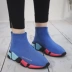 Hàn Quốc phiên bản của phụ nữ mới 2018 giày giày sinh viên cao để giúp giày thể thao hoang dã ulzzang vớ đàn hồi giày thủy triều của phụ nữ giày the thao nữ biti's Giày cao gót