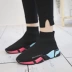 Hàn Quốc phiên bản của phụ nữ mới 2018 giày giày sinh viên cao để giúp giày thể thao hoang dã ulzzang vớ đàn hồi giày thủy triều của phụ nữ