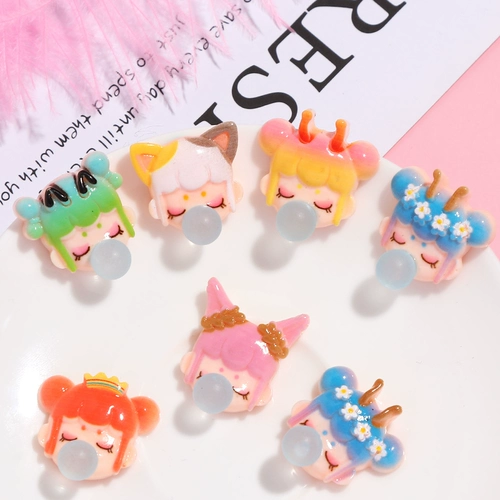 Мультяшный кремовый чехол для телефона, набор материалов ручной работы, барсетка, аксессуар для волос, «сделай сам»