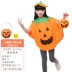 Trang phục Halloween quần áo bí ngô cho trẻ em và người lớn bộ đồ bí ngô mẫu giáo biểu diễn múa trang phục hóa trang cha mẹ và con cái 