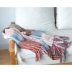 Sofa bìa chăn mô hình phòng trang trí chăn Mỹ mục vụ giải trí chăn sofa với khăn tựa lưng khăn giường cuối chăn Bắc Âu - Ném / Chăn