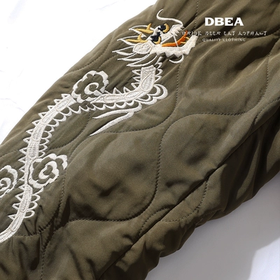 #DBEA [sukajan m65] Áo khoác bông có đệm bông lông cừu Amoska - Bông