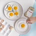 Inox omelette tình yêu hình trái tim chiên trứng khuôn Nhà sáng tạo mini luộc trứng tự làm khuôn ăn sáng - Tự làm khuôn nướng Tự làm khuôn nướng