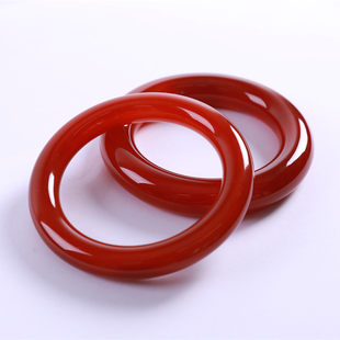 He Zefu Natural Horse Sakura Ocean Chalcedon Agate bracelet Little women's bracelet ring authentic giving girder girlfriends