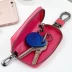 Bao da Qiansuo khóa da nam nữ dệt da móc chìa khóa thắt lưng túi nhỏ ví đựng chìa khóa ô tô Trường hợp chính