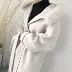 Hàn Quốc Dongdaemun phụ nữ gốc 2018 áo khoác cashmere trùm đầu cáo lông thú cổ áo lông cashmere hai mặt - Áo len lót đôi áo phao nữ dáng ngắn hàn quốc Áo len lót đôi