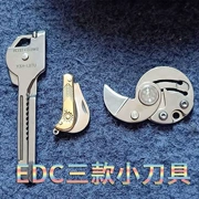 Giải phóng mặt bằng xử lý EDC ngoài trời ba mảnh kết hợp công cụ nhỏ lĩnh vực công cụ sinh tồn mini coin dao chính - Công cụ Knift / công cụ đa mục đích