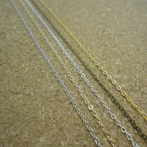 1,5 мм медная цепь поперечная цепь тонкая цепь постоянно чистая медь