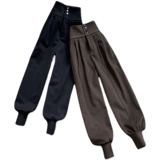 Зимние модные штаны, европейский стиль, 2023, по фигуре