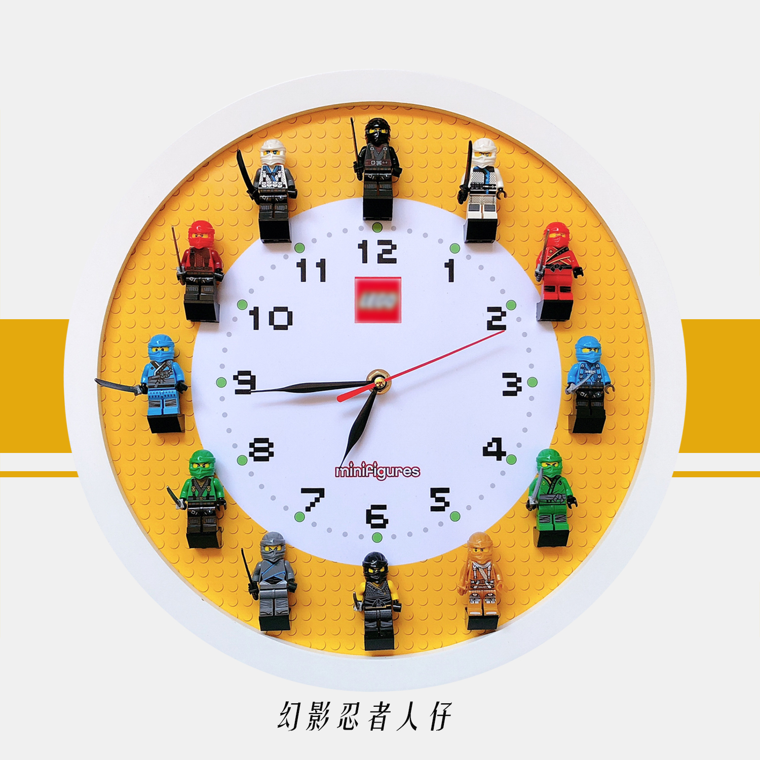 Часы из лего своими руками Купить Lego, круглый конструктор, минифигурки, часы для мальчиков, подарок на де