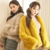2018 mới của Hàn Quốc phiên bản của áo khoác lông cao quý thời trang nữ tính khí giả con cáo lông lông áo ngắn Faux Fur