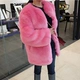 2017 mới chống mùa thu và mùa đông tên lớn nữ tính khí giả lông thú áo dài vòng cổ dày fur coat Faux Fur