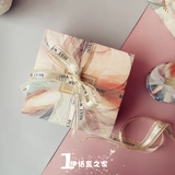 Европейский стиль фруктовый чай чай Nougat упаковочный коробка ручной работы Ejiao Cake Box Box Brown Sugar Brown Sugar Box