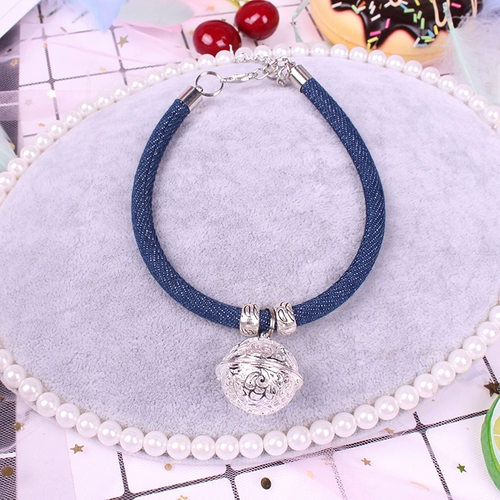 Ожерелье, джинсовый колокольчик, домашний питомец