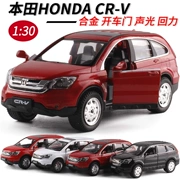 Tiado 1:32 Honda Honda CRV mẫu xe hợp kim xe off-road kéo lại âm thanh và xe đồ chơi bằng sắt nhẹ - Chế độ tĩnh
