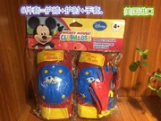 Hoa Kỳ nhập khẩu mickey Mickey Mouse Mickey trẻ em của thể thao đồ bảo hộ miếng đệm đầu gối khuỷu tay trượt băng bảo vệ bộ bánh răng