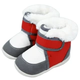 Зимняя детская утепленная удерживающая тепло обувь подходит для мужчин и женщин для раннего возраста, 1-6 лет, мягкая подошва