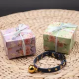 Джинсовый чокер ручной работы, колокольчик, бесшумный аксессуар, ожерелье, домашний питомец, кот