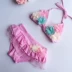 Quần áo trẻ em Hàn Quốc y đồ bơi bé gái cô gái đồ bơi công chúa bikini bé gái chia váy - Bộ đồ bơi của Kid
