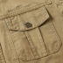 NIANJEEP Jeep Shield Jacket Men Long Cotton Plus Phân bón Plus Kích thước Áo khoác nam trung niên Fat Fat Jacket