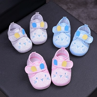 Детская обувь 0 Одинлетняя мужская и женщина-малышка 2 весна и осень, весна и осень, 12 Священных платформ Xuebu 3-6-8 месяцев новорожденных не будут падать