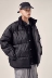 Đường nam mùa đông mới Nhật Bản lỏng lẻo nam thanh niên thương hiệu áo khoác cotton denim khâu giả hai mảnh áo khoác cotton bánh mì - Bông